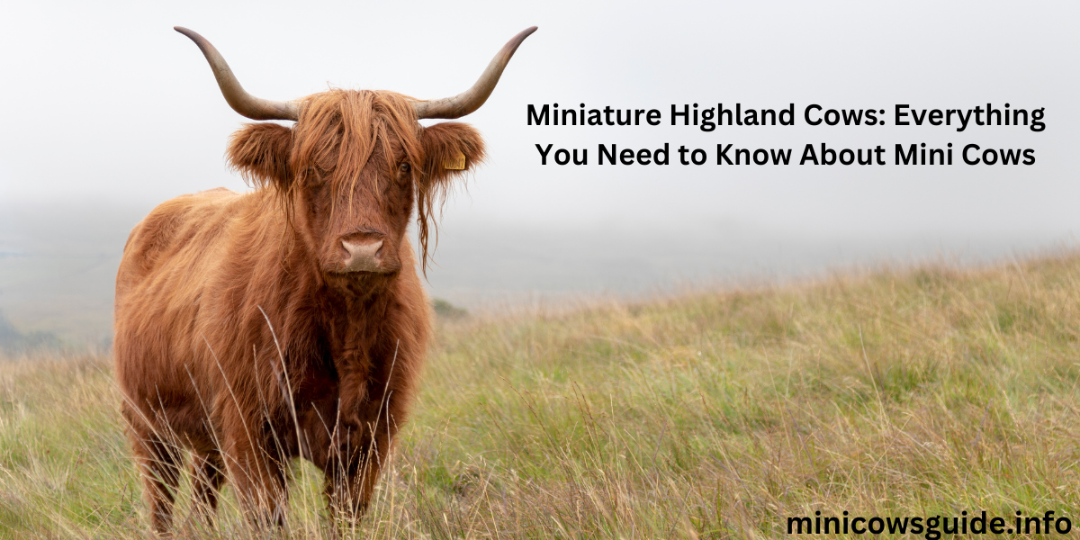 Miniature Highland cow