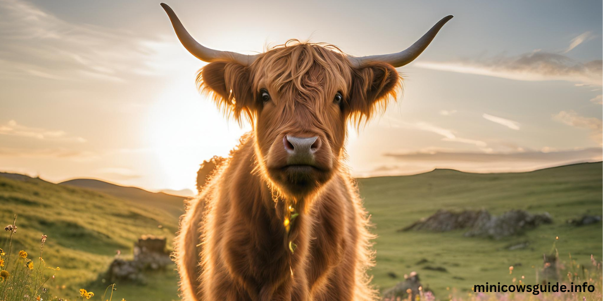 mini highland cow