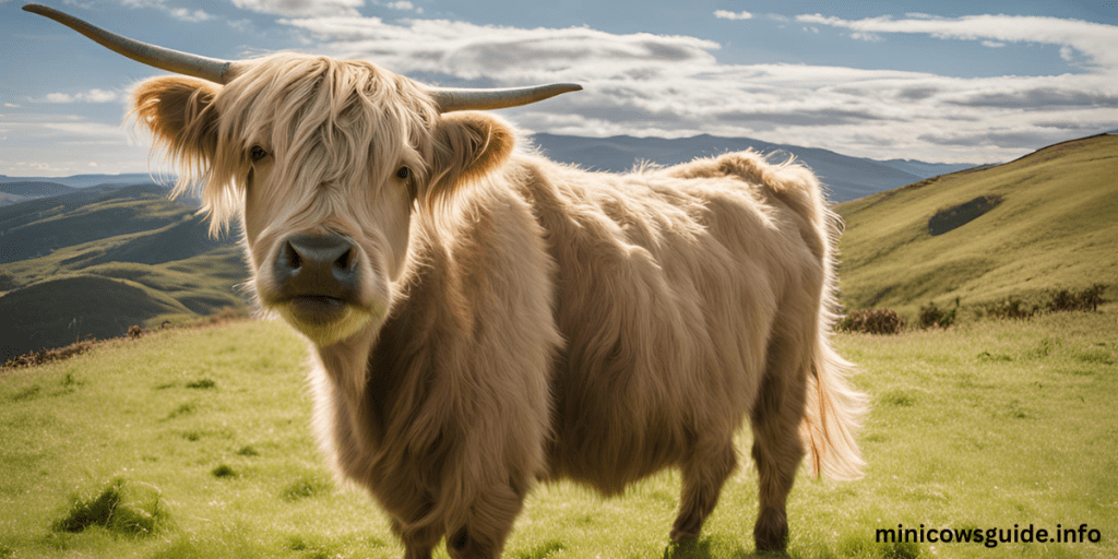 mini highland cow