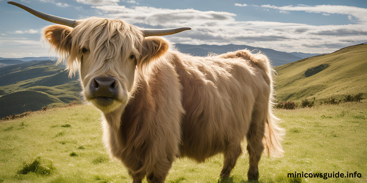 mini highland cow