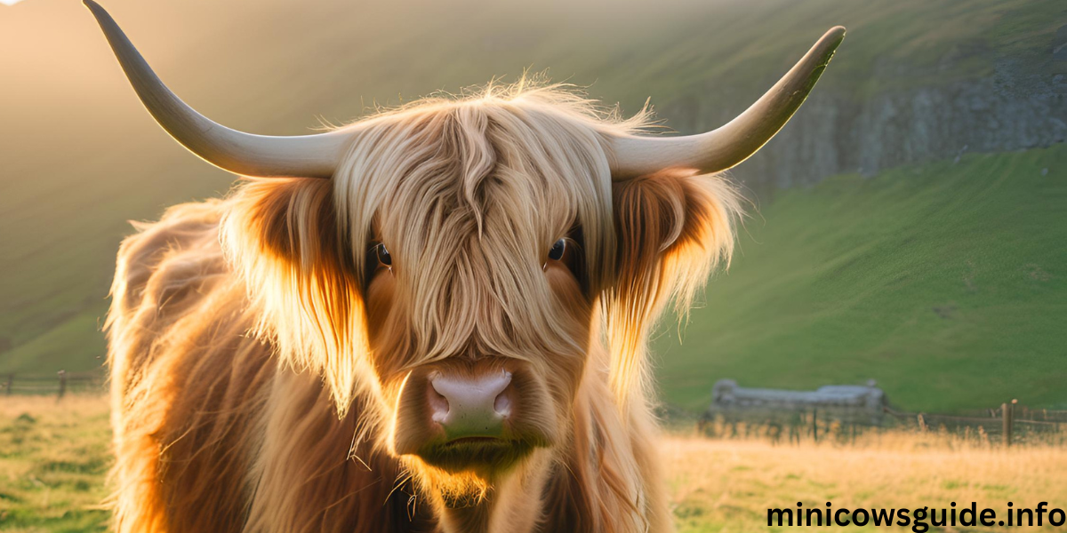 mini highland cow