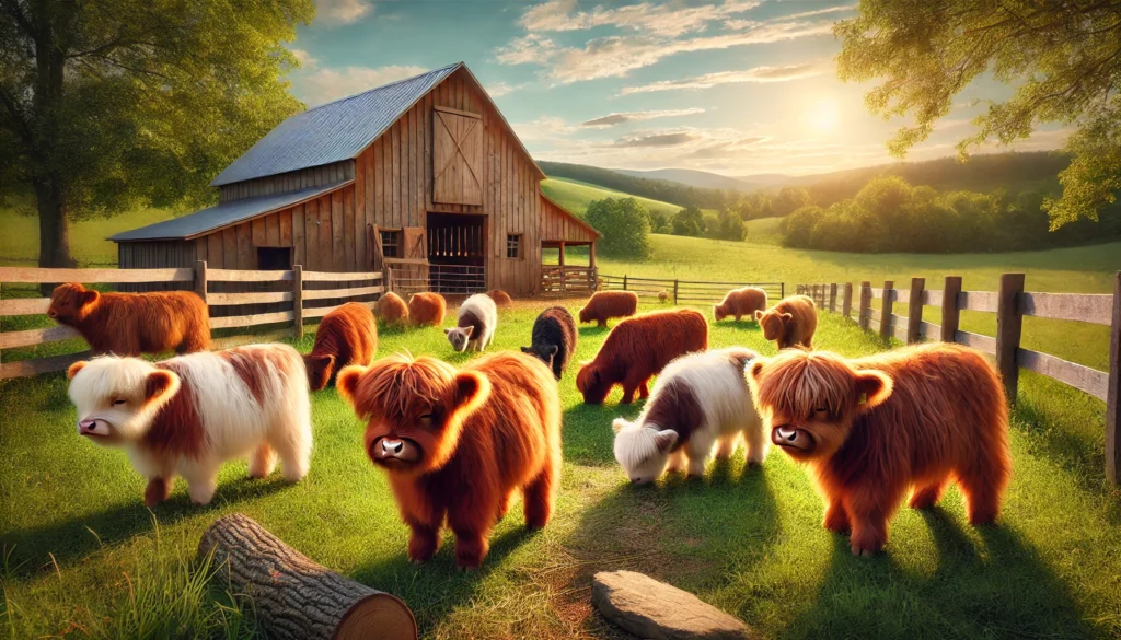 Mini Highland Cows: Fluffy Adorable and Perfect for Your Farm